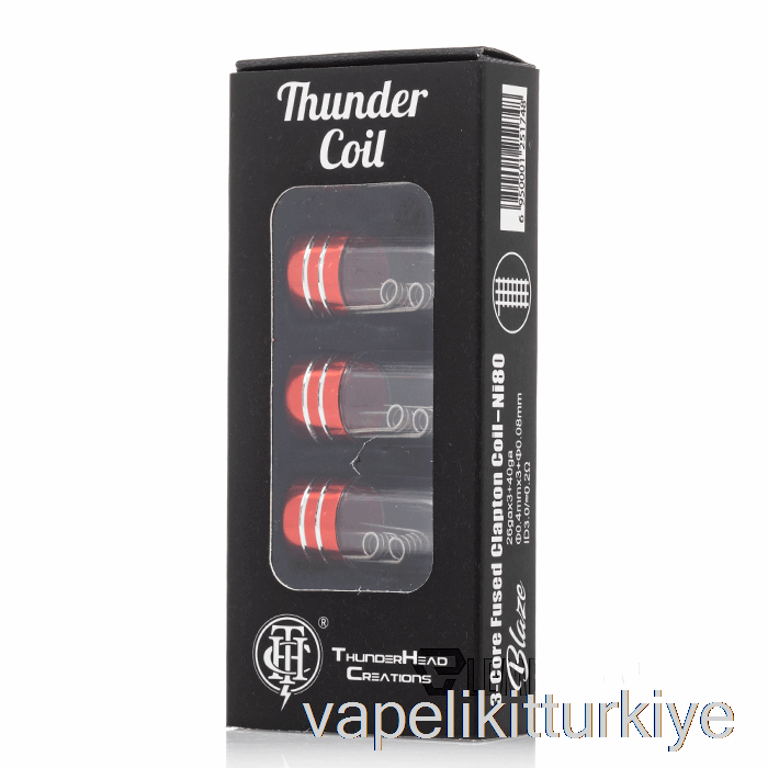 Vape Elektronik Sigara Thunderhead Kreasyonları önceden Oluşturulmuş Gök Gürültüsü Bobinleri 3 çekirdekli Kaynaşmış Clapton Bobinleri